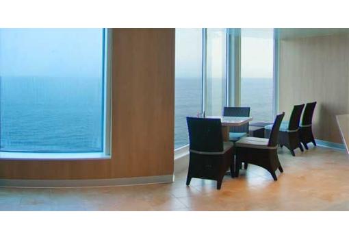 Impresionantes vistas desde el Spa Cafe